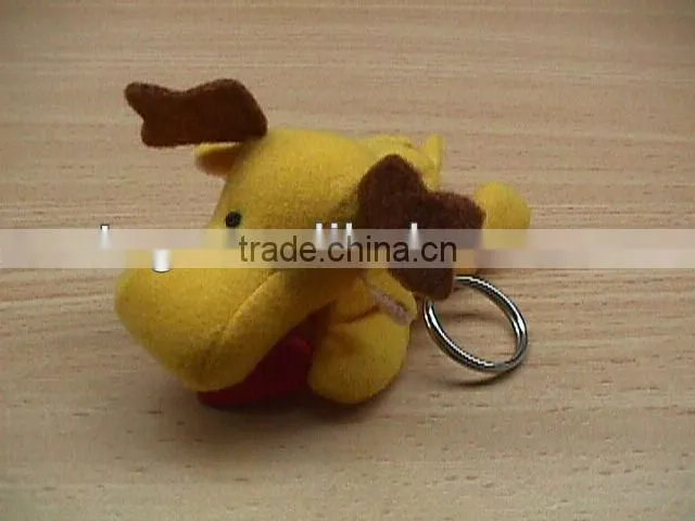 Plush Mouse Key Ring