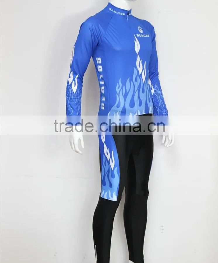 2015 Cheap fashion Small Order Long Sleeve Cycling Suit bike wear