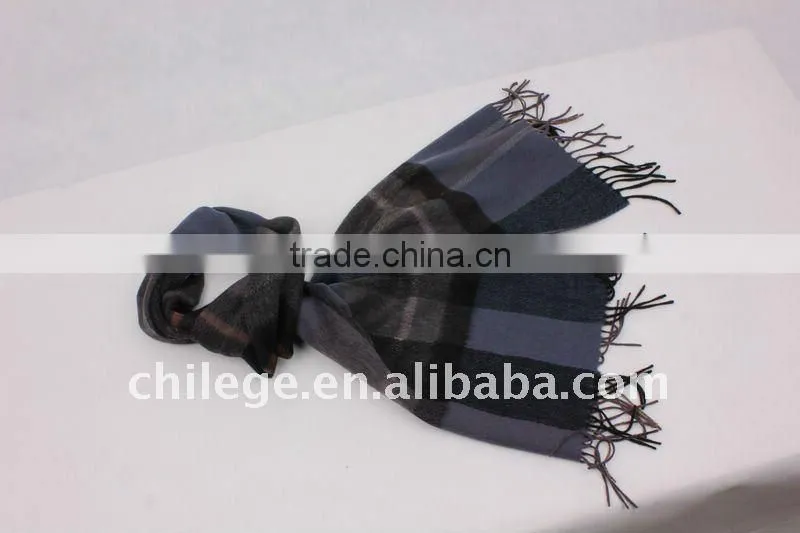 Men cashmere scarf shawl stoles /men wool checked scarf pashmina shawls