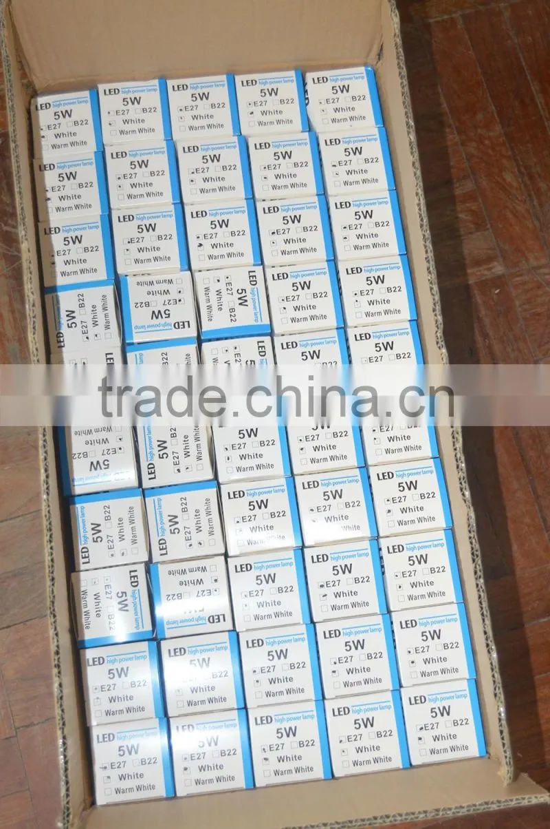 Very Cheaper 3W,5W,7W ,9W 90ml/w E27/E14 LED Bulbs