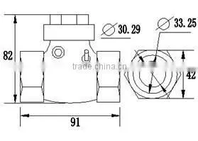 Factroy price 0.5 ,1 inch magnetic flow transmitter