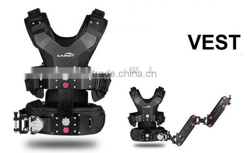 Factory supply LAING merlin arms dslr camera stabilizer steadycam with carbon fiber sled loading 8kg camera