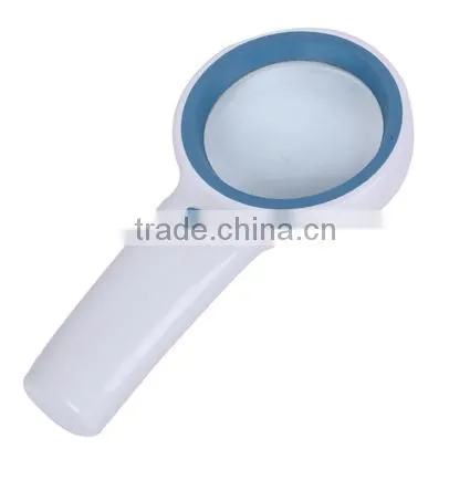 Factory direct sale cheap pocket magnifying glass with led illuminated light
