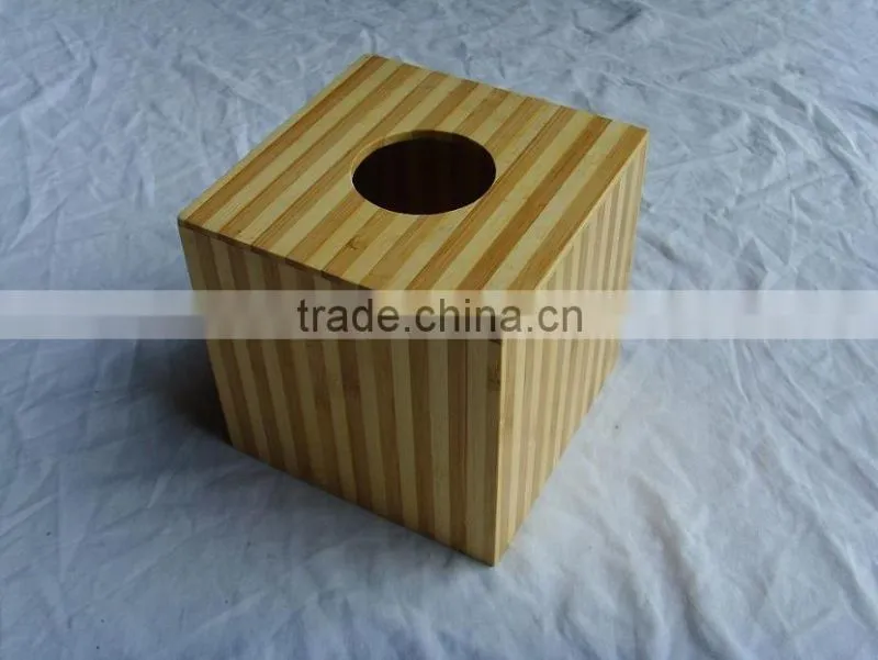 Bamboo bathroom accessories