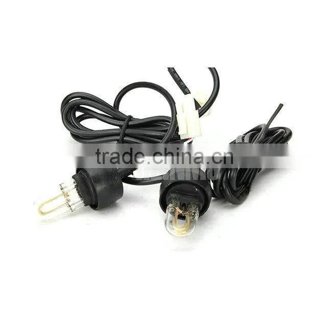 Type R 12V Multi-Function Adjustable Warning Strobe Light 8 Function Multi-color cover U tube led