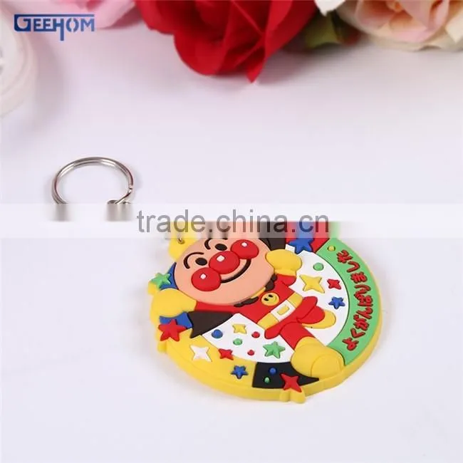 oval shape 3d smart key chain