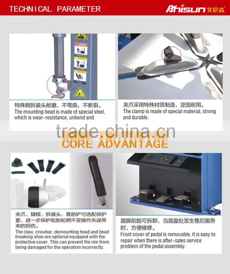 hand tire changer car tire service machine