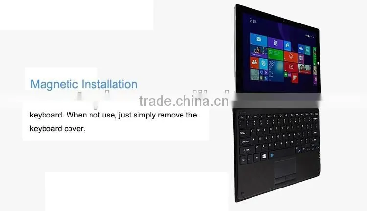 For Surface Pro 3 wireless keyboard for tablet pc support Touchpad-MZ-1078