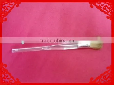Wool hair cosmetic brush,plastic handle makeup brush eye shadow brush