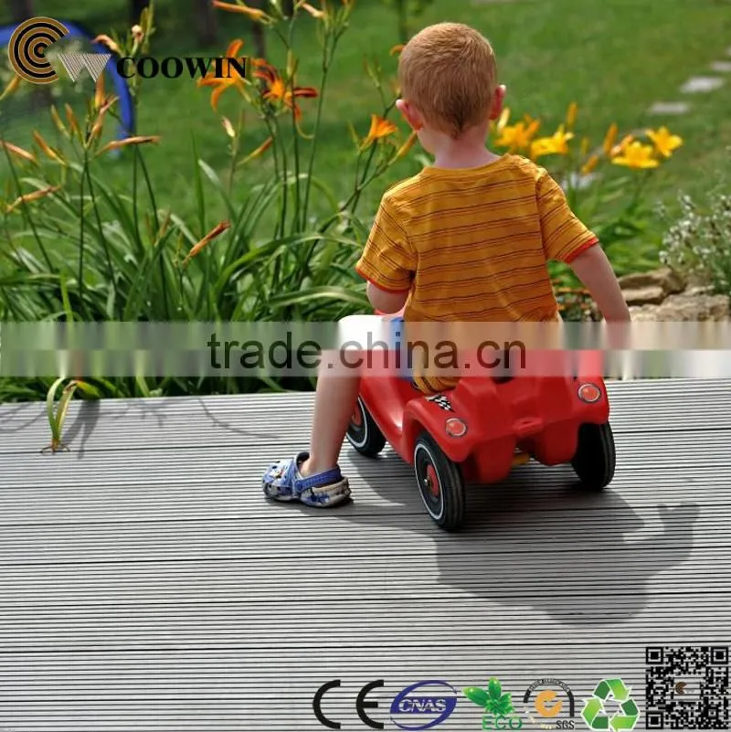Contains no toxic chemicals green solid wpc exterior laminate decking