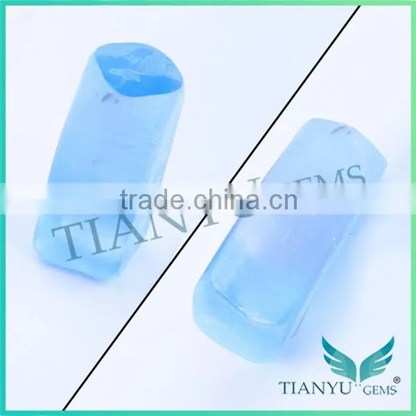 Wholesale Loose 105# Rough Synthetic Blue Spinel