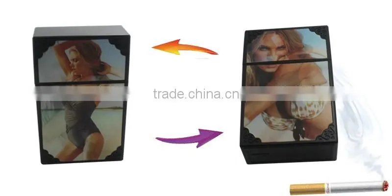 Cigarette Case with 3d sticker pic