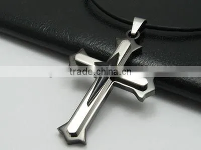 2SHE Top Sale 316/304 stainless steel cross pendant