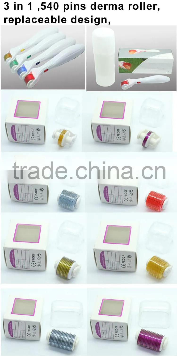 High quality ZGTS derma roller /zgts dermaroller 540 needles dermaroller zgts (Factory price)