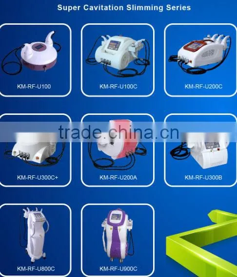 CE certification cavitation rf body slimming for salon beauty machine