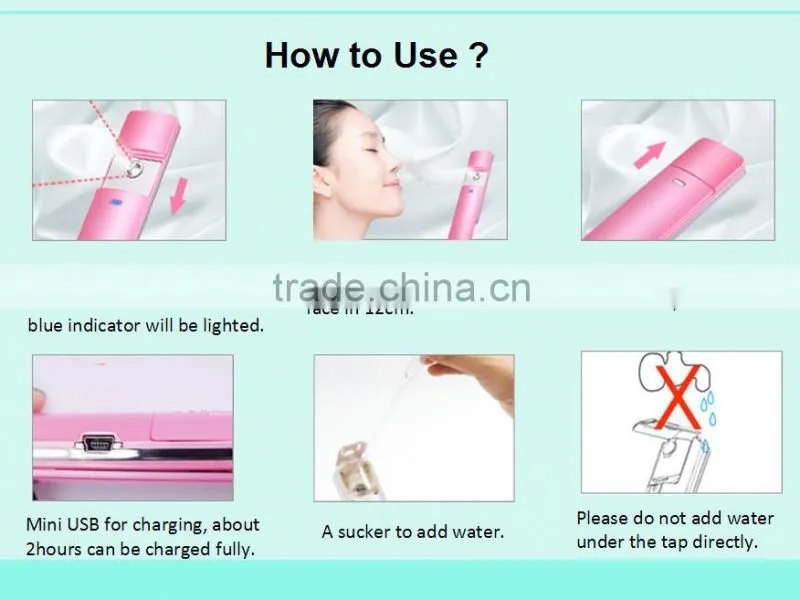 mini nano spray handy mist,Newest Facial Beauty Handy Mist Sprayer/facial beauty sprayer