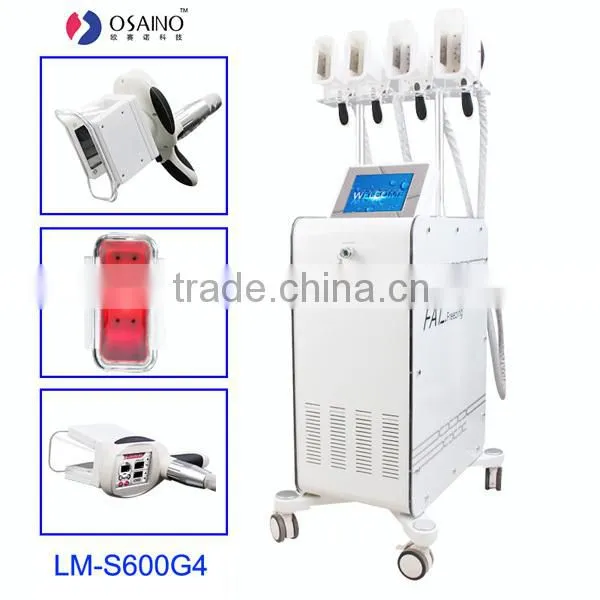 2015 Cryolipolysis Portable 4 handpiece Cryolipolysis Cryo fat freezing machin