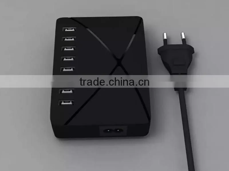 High quality fashion 3A USB travel charger with 8 USB port plugs