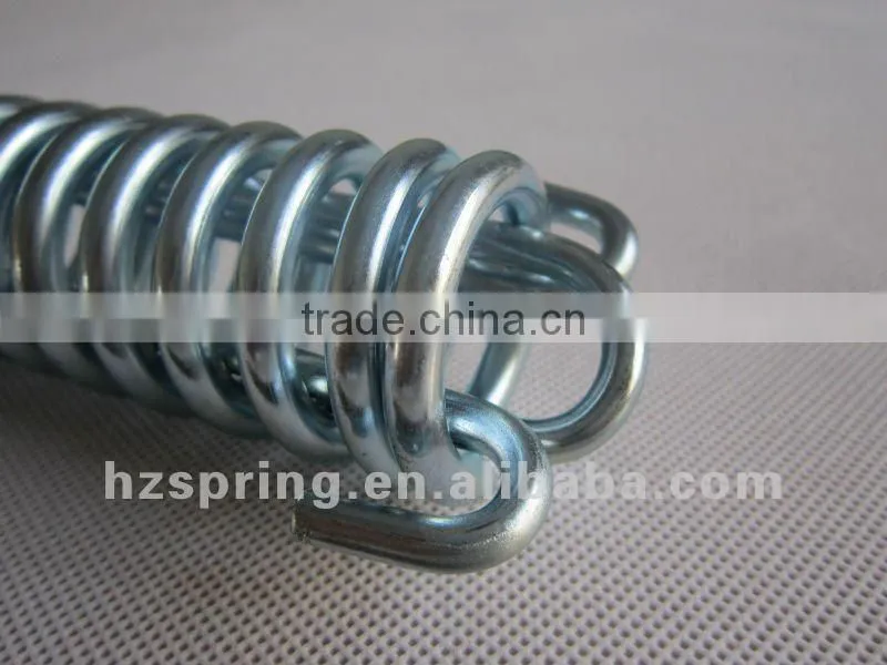 Custom safety drawbar extension spring with zinc plating finish