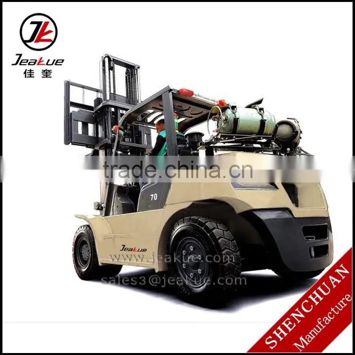 BEST SALE FORKLIFT TYPE 5T 6T 7T GM 4.3 ENGINE LPG FORKLFT