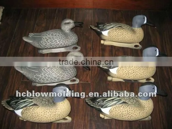 duck decoy hdpe blow molding XPE foam feeder hunting animal decoration