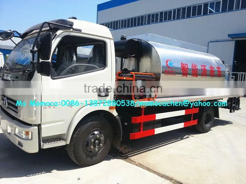 Mini 5cbm asphalt spray truck,truck with bitumen distributor,asphalt distributor truck