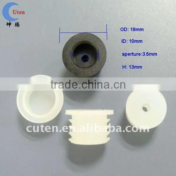 Different silicone bottle plug with through hole