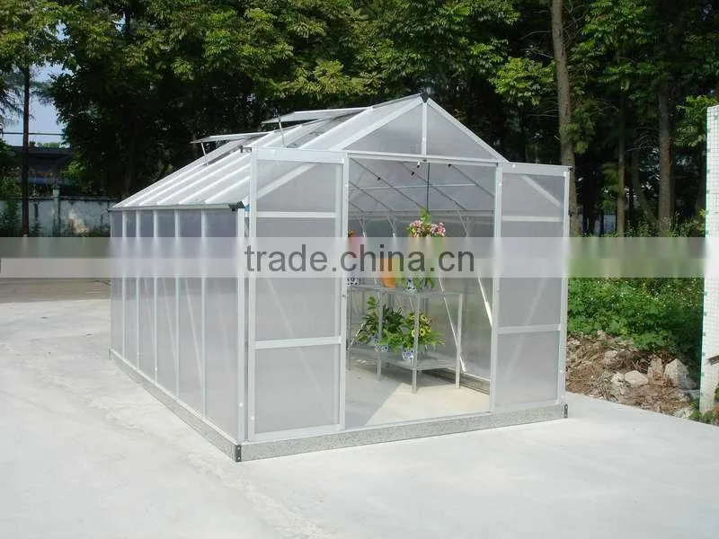 High quality glass green house for your garden HX98 Series