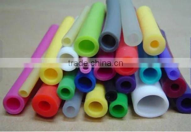 Flexible Soft Hollow Silicone Rubber Tubing, Food Grade, ROHS, Eco-friendly ASR1002