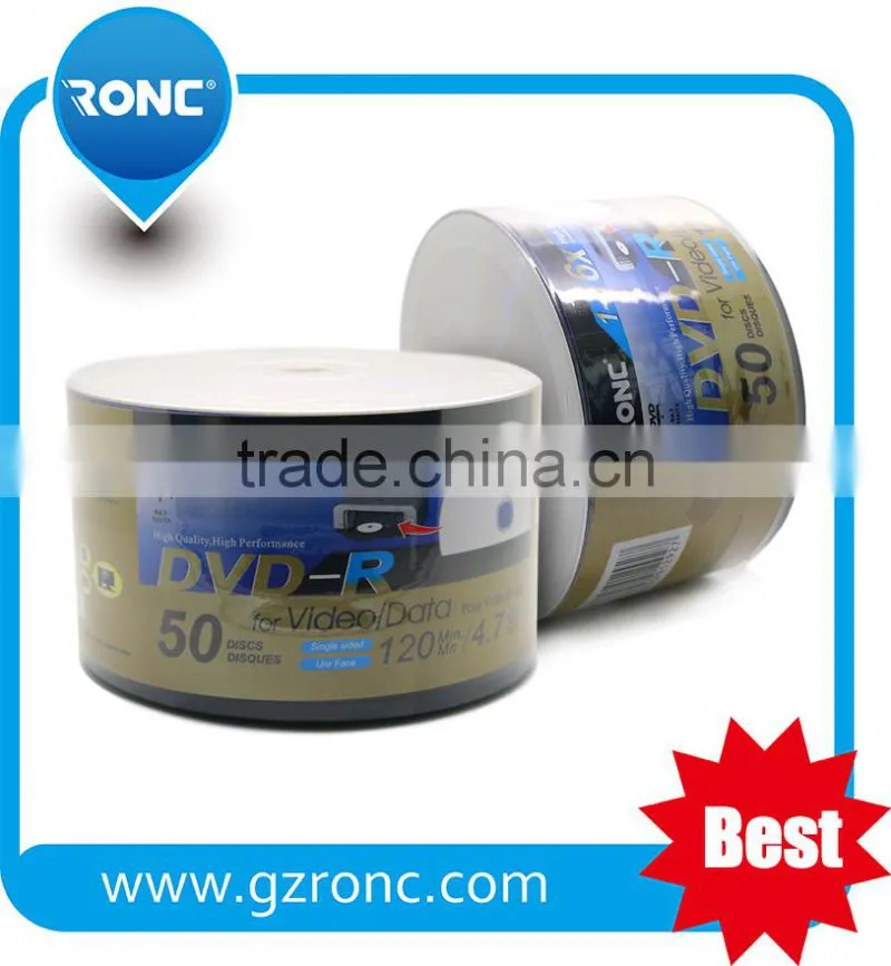 RONC Blank dvd-r 16x / Wholesale Blank dvd / dvd Empty Disc