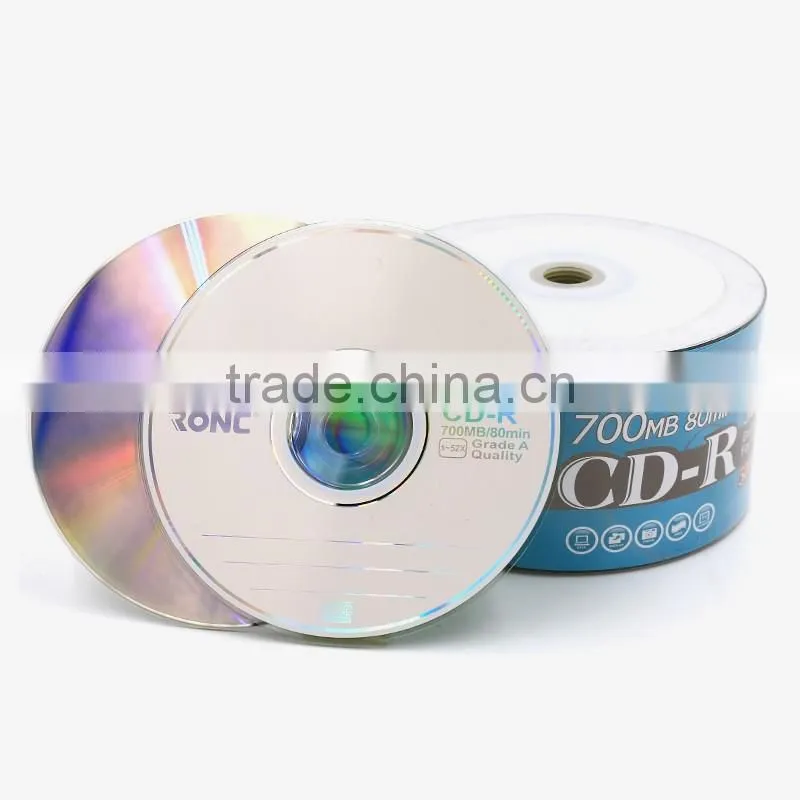 Inkjet Printable Blank CD-R 52X Factory Wholesale Recorable Inject CD