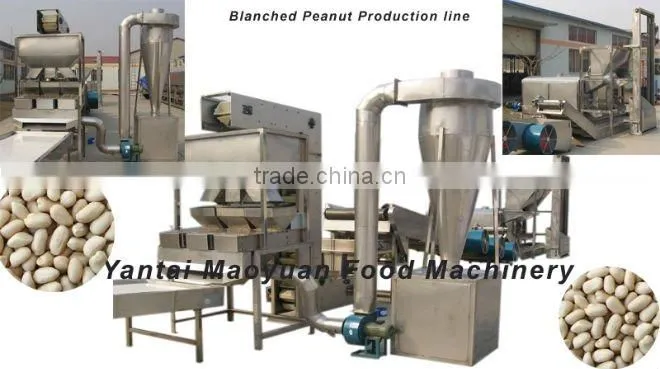 blanched peanut processing line