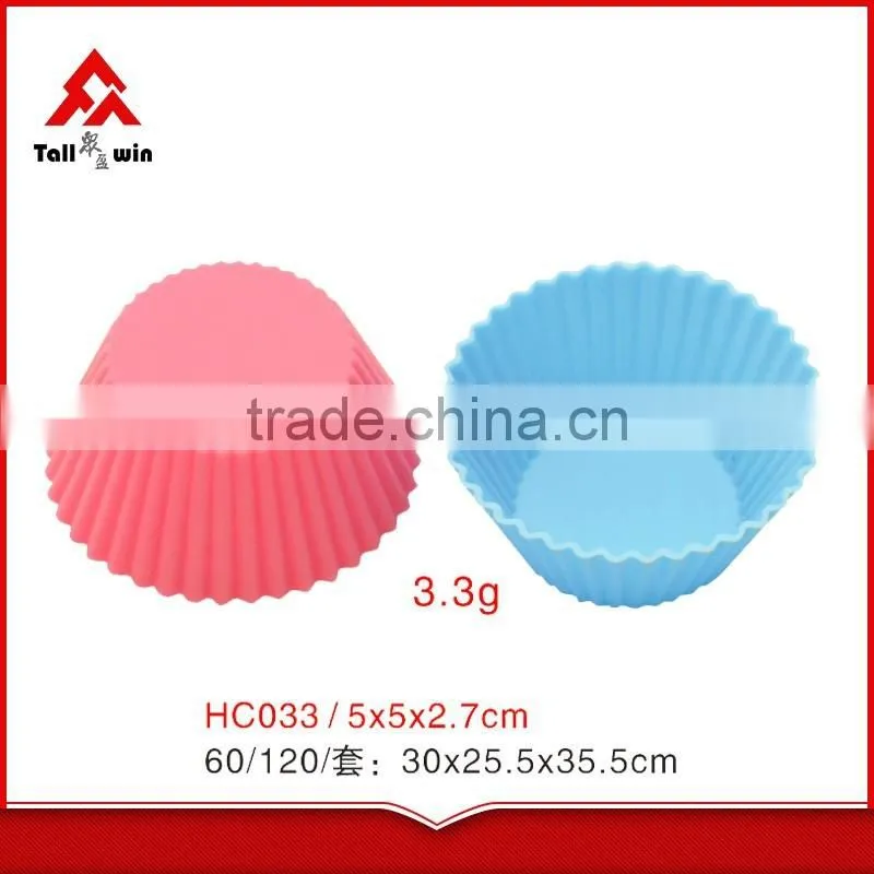 Hot selling 12 cups silicone cake baking tray