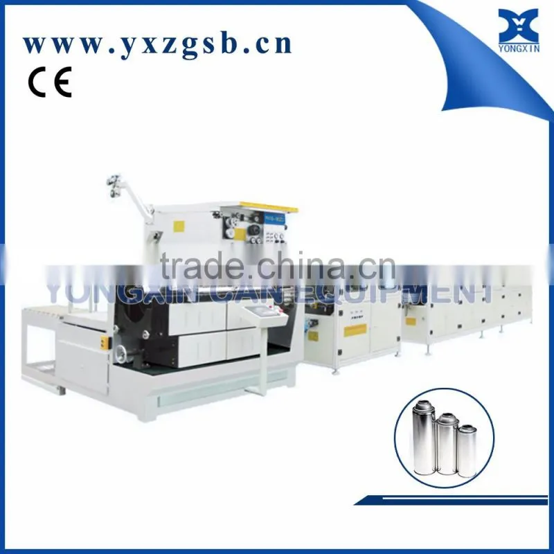 automatic colorful tinplate can empty aerosol spray paint tin can making machine