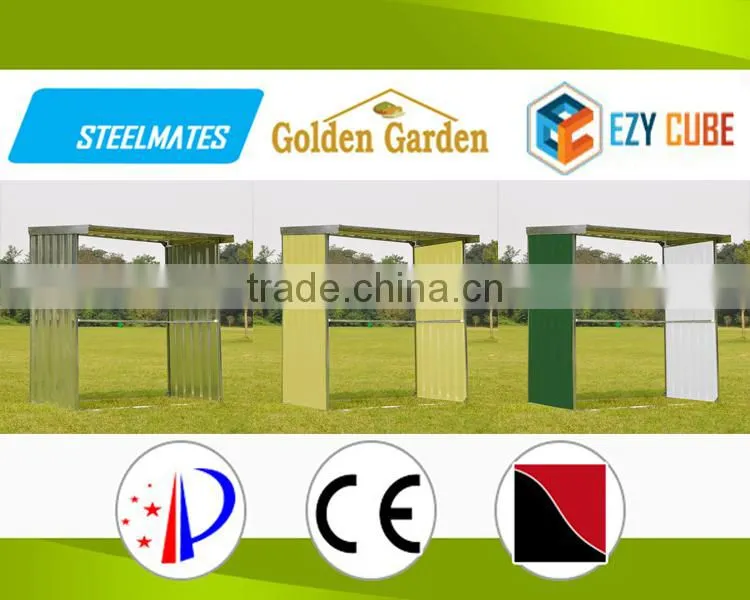 adequate quality china supplier family usage garden metal storage shed log store of outdoor