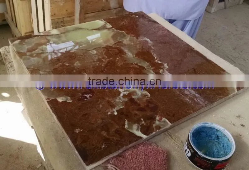 2017 Modern high quality RED ONYX TABLE TOPS COLLECTION