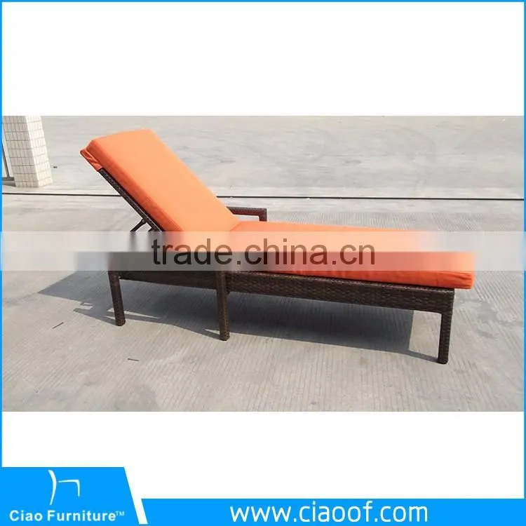 Hotsale Item Modern Outdoor Rattan Recliner Garden Furniture