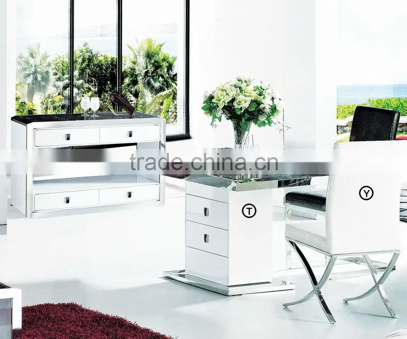 Home Furniture Rectangle Mable dining table LH-803T