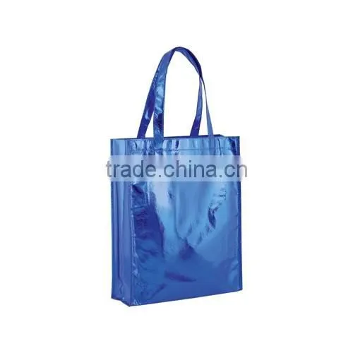 Portable laminated shopping bag