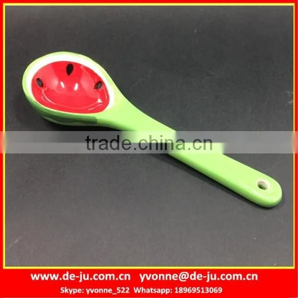 Cute Fruit Design Children Ceramic Tea Spoon