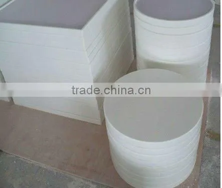 Custom sized Glacier white Acrylic solid surface table top