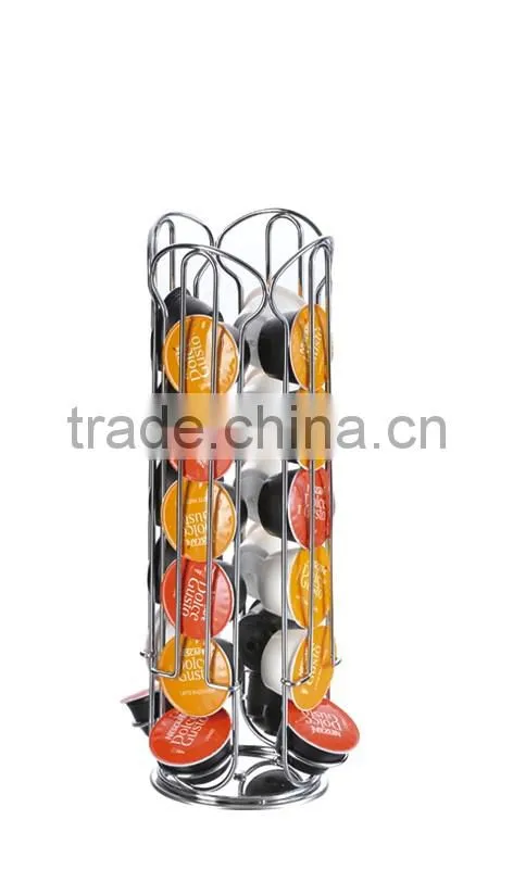 24pcs Chrome Wire Dolce Gusto Capsule Coffee Pod Holders