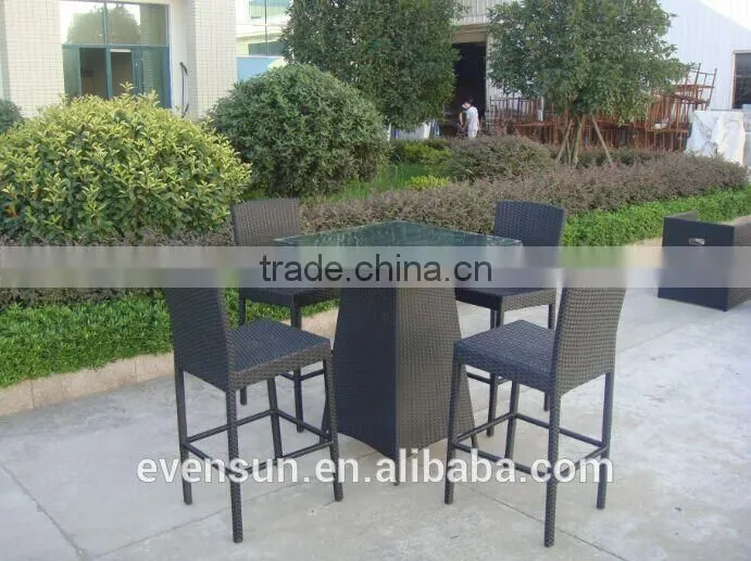 Outdoor Rattan Bistro Set