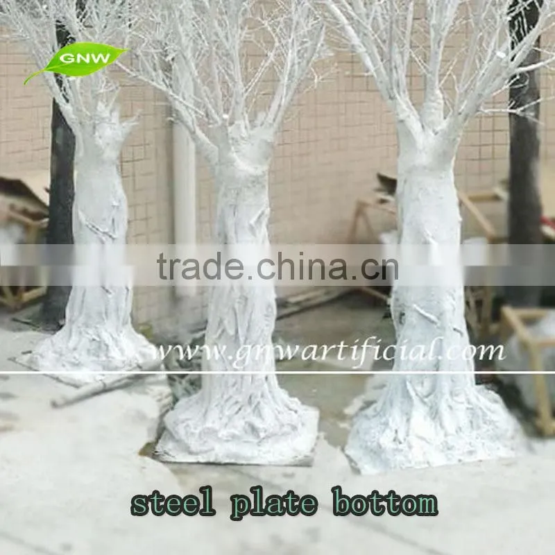 Artificial white ficus tree plants decorative indoor tree customized size for Wedding