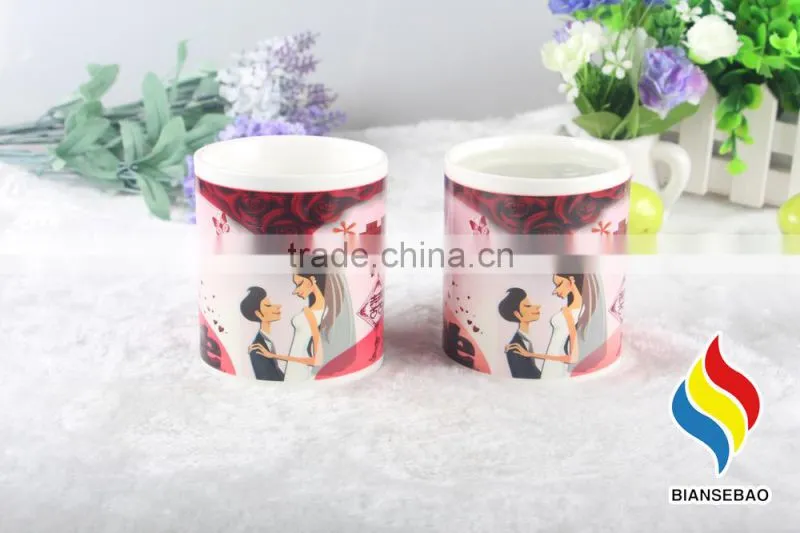 SEDEX 4P Factory Wholesale Hot Color Changing Magic Mug Customized