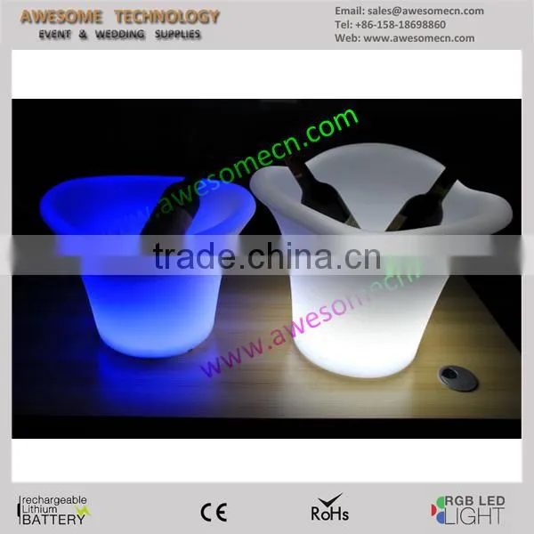 wireless waterproof colour change led ice bucket wholesale