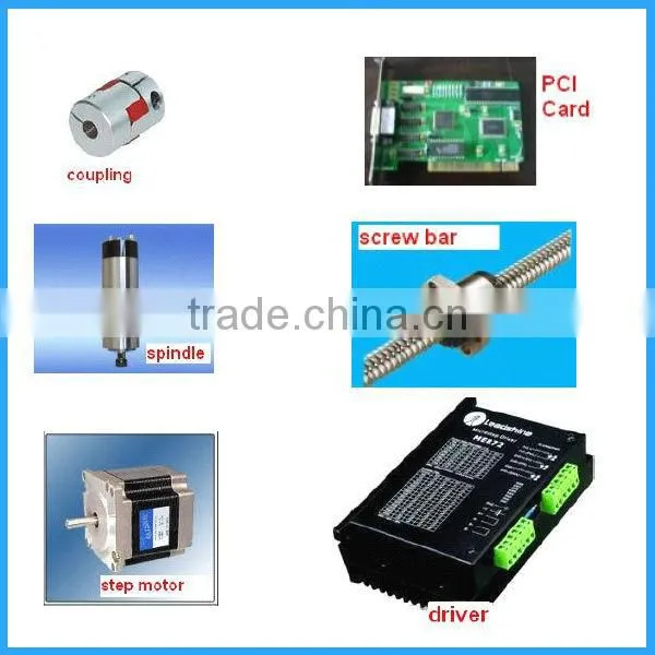 High precision stone marble metal 3 axis cnc router