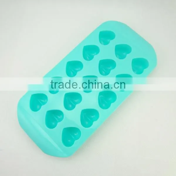 Heart shape silicone baking molds / cheap silicone baking form / custom bake mold