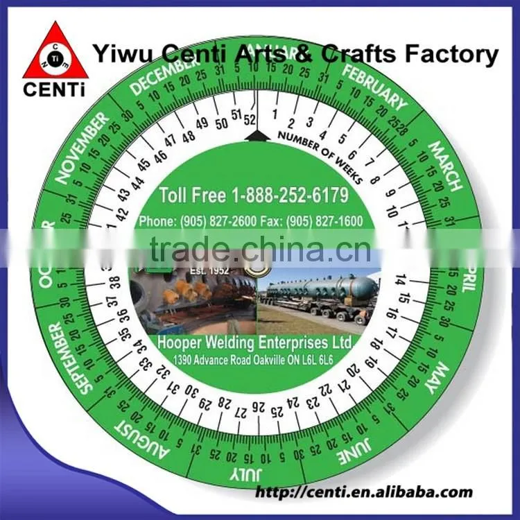 Custom 4 Color Print Imprinted Plastic 2 Wheel BMI Calculator