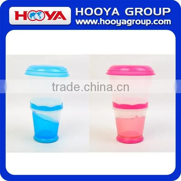 Cereal 2 Go Cup Cereal Breakfast Cup Plastic Cereal Cup Cereal Double Cup